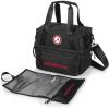 PICNIC TIME NCAA Oklahoma Sooners Tarana Lunch Bag Cooler with Utensils Made from Recycled Material, Lunch Box with Picnic Set, Upcycled Lunch Cooler Bag, (Carbon Black)(Alabama Crimson Tide)
