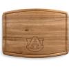 PICNIC TIME NCAA Ovale Acacia Cutting Board, Charcuterie Board Set with Juice Groove for SpillS, Wood Serving Platte, (Acacia Wood)(Auburn Tigers)