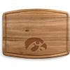PICNIC TIME NCAA Ovale Acacia Cutting Board, Charcuterie Board Set with Juice Groove for SpillS, Wood Serving Platte, (Acacia Wood)(Iowa Hawkeyes)