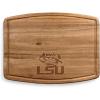 PICNIC TIME NCAA Ovale Acacia Cutting Board, Charcuterie Board Set with Juice Groove for SpillS, Wood Serving Platte, (Acacia Wood)(LSU Tigers)