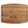 PICNIC TIME NCAA Ovale Acacia Cutting Board, Charcuterie Board Set with Juice Groove for SpillS, Wood Serving Platte, (Acacia Wood)(Mizzou Tigers)