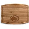 PICNIC TIME NCAA Ovale Acacia Cutting Board, Charcuterie Board Set with Juice Groove for SpillS, Wood Serving Platte, (Acacia Wood)(Penn State Nittany Lions)