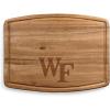 PICNIC TIME NCAA Ovale Acacia Cutting Board, Charcuterie Board Set with Juice Groove for SpillS, Wood Serving Platte, (Acacia Wood)(Wake Forest Demon Deacons)