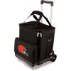 PICNIC TIME NFL Unisex-Adult NFL Cellar 6-Bottle Wine Carrier & Cooler Tote with Trolley(Cleveland Browns)