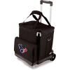 PICNIC TIME NFL Unisex-Adult NFL Cellar 6-Bottle Wine Carrier & Cooler Tote with Trolley(Houston Texans)