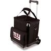 PICNIC TIME NFL Unisex-Adult NFL Cellar 6-Bottle Wine Carrier & Cooler Tote with Trolley(New York Giants)