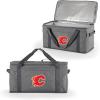 PICNIC TIME NHL Anaheim Ducks 64 Can Collapsible Cooler, Large Insulated Soft Cooler Bag, Portable Beach Cooler with Shoulder Strap(Calgary Flames)