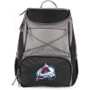 PICNIC TIME NHL Colorado Avalanche PTX Backpack Cooler – Soft Cooler Backpack – Insulated Lunch Bag, Black With Gray Accents