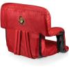 PICNIC TIME NHL Colorado Avalanche Ventura Reclining Stadium Seat with Back Support – Bleacher Seat – Beach Floor Chair(Red)