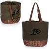 PICNIC TIME NHL Coronado Canvas and Willow Basket, Picnic Bag, Beach Tote(Khaki Green)