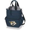 PICNIC TIME NHL Unisex-Adult NHL Activo Cooler Tote Bag(Navy Blue with Gray Accents)