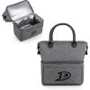 PICNIC TIME NHL unisex-adult NHL Urban Lunch Bag, Cooler Lunch Tote, Insulated Lunch Bag(Gray with Black Accents)