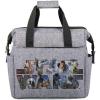 PICNIC TIME Star Wars Mandalorian Grogu On The Go Lunch Bag, Soft Cooler Lunch Box, Insulated Lunch Bag, (Heathered Gray) 10 x 6 x 10.5(Star Wars Celebration – Heathered Gray)