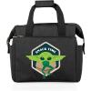 PICNIC TIME Star Wars Mandalorian Grogu On The Go Lunch Bag, Soft Cooler Lunch Box, Insulated Lunch Bag, (Heathered Gray) 10 x 6 x 10.5(Star Wars Mandalorian Grogu Snack Time -Black)