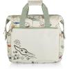 PICNIC TIME Star Wars Mandalorian Grogu On The Go Lunch Bag, Soft Cooler Lunch Box, Insulated Lunch Bag, (Heathered Gray) 10 x 6 x 10.5(Star Wars Mandalorian Grogu – Cream with Floral Pattern)
