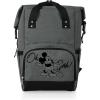 Picnic TIME – Star Wars Celebration OTG Roll-Top Cooler Backpack, Hiking Backpack Cooler, Soft Cooler Bag, (Heathered Gray)(Disney Mickey Mouse – Heathered Gray)