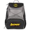 Picnic TIME DC The Flash PTX Backpack Cooler, Soft Cooler Backpack, Insulated Lunch Bag, (Red with Gray Accents)(DC Comics Batman – Black With Gray Accents)