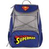 Picnic TIME DC The Flash PTX Backpack Cooler, Soft Cooler Backpack, Insulated Lunch Bag, (Red with Gray Accents)(DC Comics Superman – Navy Blue With Gray Accents)