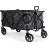 Picnic TIME Disney Mickey Mouse Adventure Wagon XL, Folding Wagon, Beach Wagon, Sport Utility Wagon, (Black)
