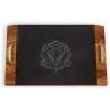 Picnic TIME Disney Mickey Mouse Covina Acacia and Slate Serving Tray, Charcuterie Board Set, Cheese Board, (Acacia Wood & Slate Black with Gold Accents)(Harry Potter Slytherin – Acacia Wood & Slate Black)