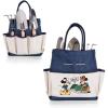 Picnic TIME Disney Mickey Mouse Garden Bag with Tool Set, Garden Tool Organizer Bag, Gardening Tools Gifts for Women and Men, (Navy Blue with Beige Accents)(Disney Mickey Mouse & Minnie Mouse – Navy Blue with Beige Accents)