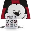 Picnic TIME Disney Mickey Mouse Impresa Picnic Blanket, Lightweight Beach Blanket, Machine Washable, (Mickey Face with Red Background)(Disney Mickey Mouse – Mickey Face With Red Background)