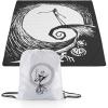 Picnic TIME Disney Mickey Mouse Impresa Picnic Blanket, Lightweight Beach Blanket, Machine Washable, (Mickey Face with Red Background)(Disney Nightmare Before Christmas Jack – Black and White)