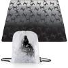 Picnic TIME Disney Mickey Mouse Impresa Picnic Blanket, Lightweight Beach Blanket, Machine Washable, (Mickey Face with Red Background)(Star Wars Darth Vader – Black and White Gradient)