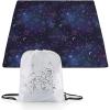 Picnic TIME Disney Mickey Mouse Impresa Picnic Blanket, Lightweight Beach Blanket, Machine Washable, (Mickey Face with Red Background)(Star Wars the Mandalorian Grogu – Black)