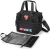 Picnic TIME Disney Mickey Mouse Tarana Insulated Lunch Bag Made from Recycled Material, Lunch Box with Picnic Set, Upcycled Lunch Cooler Bag, (Carbon Black)(Disney Minnie Mouse – Carbon Black)