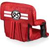 Picnic TIME Disney Nightmare Before Christmas Jack Ventura Reclining Stadium Seat with Back Support, Bleacher Seat, Beach Floor Chair, (Black)((Disney Pixar Cars Lightning Mcqueen – Red))