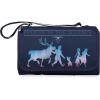 Picnic TIME Disney Princess Frozen 2 Blanket Tote Outdoor Picnic Blanket, Beach Blanket, Camping Blanket, (Navy Blue with Black Flap)