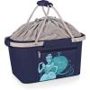 Picnic TIME Metro Shopping Basket, Insulated Picnic Basket, Collapsible Market Basket, Utility Tote Cooler Bag(Disney Princess Cinderella – Navy Blue)