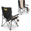Picnic TIME NCAA Big Bear XXL Camp Chair with Cooler, Heavy Duty Beach Chair, 500 lb Capacity Camping Chair with Carry Bag, (Black)(Pittsburgh Panthers)