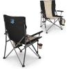 Picnic TIME NCAA Big Bear XXL Camp Chair with Cooler, Heavy Duty Beach Chair, 500 lb Capacity Camping Chair with Carry Bag, (Black)(Rhode Island Rams)