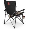 Picnic TIME NCAA Big Bear XXL Camp Chair with Cooler, Heavy Duty Beach Chair, 500 lb Capacity Camping Chair with Carry Bag, (Black)(USC Trojans)