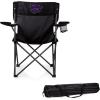 Picnic TIME NCAA PTZ Camp Chair, Picnic Chair, Beach Chair with Carrying Bag, (Black)(Kansas State Wildcats)