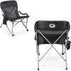 Picnic TIME NFL PT-XL Heavy Duty Camping Chair, XL Beach Chair, 400 lb Capacity Camp Chair(Green Bay Packers)