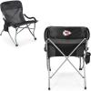 Picnic TIME NFL PT-XL Heavy Duty Camping Chair, XL Beach Chair, 400 lb Capacity Camp Chair(Kansas City Chiefs)