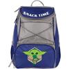 Star Wars PTX Backpack Cooler – Soft Cooler Backpack – Insulated Lunch Bag(Star Wars Mandalorian Grogu Snack Time – Navy Blue)