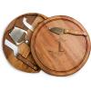 Toscana Monogram Initials A Personalized Acacia Circo Cheese Cutting Board & Tools Set(L)