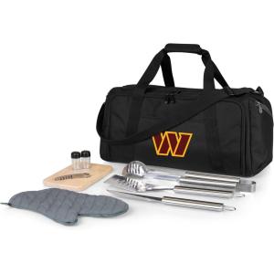 NFL BBQ Kit/Cooler Tote with Barbecue and Picnic Accessories(Washington Commanders)