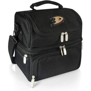NHL Anaheim Ducks Pranzo Lunch Bag – Insulated Lunch Box with Picnic Set – Lunch Cooler Bag