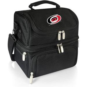 NHL Carolina Hurricanes Pranzo Lunch Bag – Insulated Lunch Box with Picnic Set – Lunch Cooler Bag