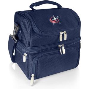 NHL Columbus Blue Jackets Pranzo Lunch Bag – Insulated Lunch Box with Picnic Set – Lunch Cooler Bag