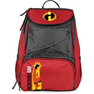 PICNIC TIME – Disney Pixar The Incredibles Mr. Incredible PTX Backpack Cooler, Soft Cooler Backpack, Insulated Lunch Bag, (Red with Gray Accents) – Red With Gray Accents, 11 x 7 x 13.5