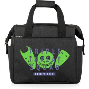 PICNIC TIME Disney Lilo & Stitch Drool On The Go Lunch Bag, Soft Cooler Lunch Box, Insulated Lunch Bag, (Black)(Disney Nightmare Before Christmas Lock  Shock  Barrel – Black)