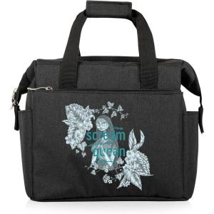PICNIC TIME Disney Lilo & Stitch Drool On The Go Lunch Bag, Soft Cooler Lunch Box, Insulated Lunch Bag, (Black)(Disney Nightmare Before Christmas Sally – Black)