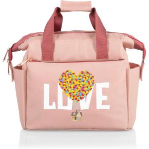 PICNIC TIME Disney Lilo & Stitch Drool On The Go Lunch Bag, Soft Cooler Lunch Box, Insulated Lunch Bag, (Black)(Disney Pixar UP – Pink)