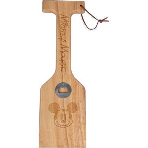 PICNIC TIME Disney Mickey Mouse Hardwood BBQ Grill Scraper with Bottle Opener, Wood Barbecue Cleaner, BBQ Cleaning Tool for Multi Types Grill Grates, (Parawood)(Disney Mickey Mouse – Parawood)